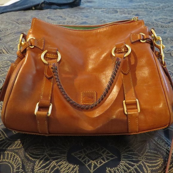 Dooney & Bourke Leather Satchel - Picture 5 of 5
